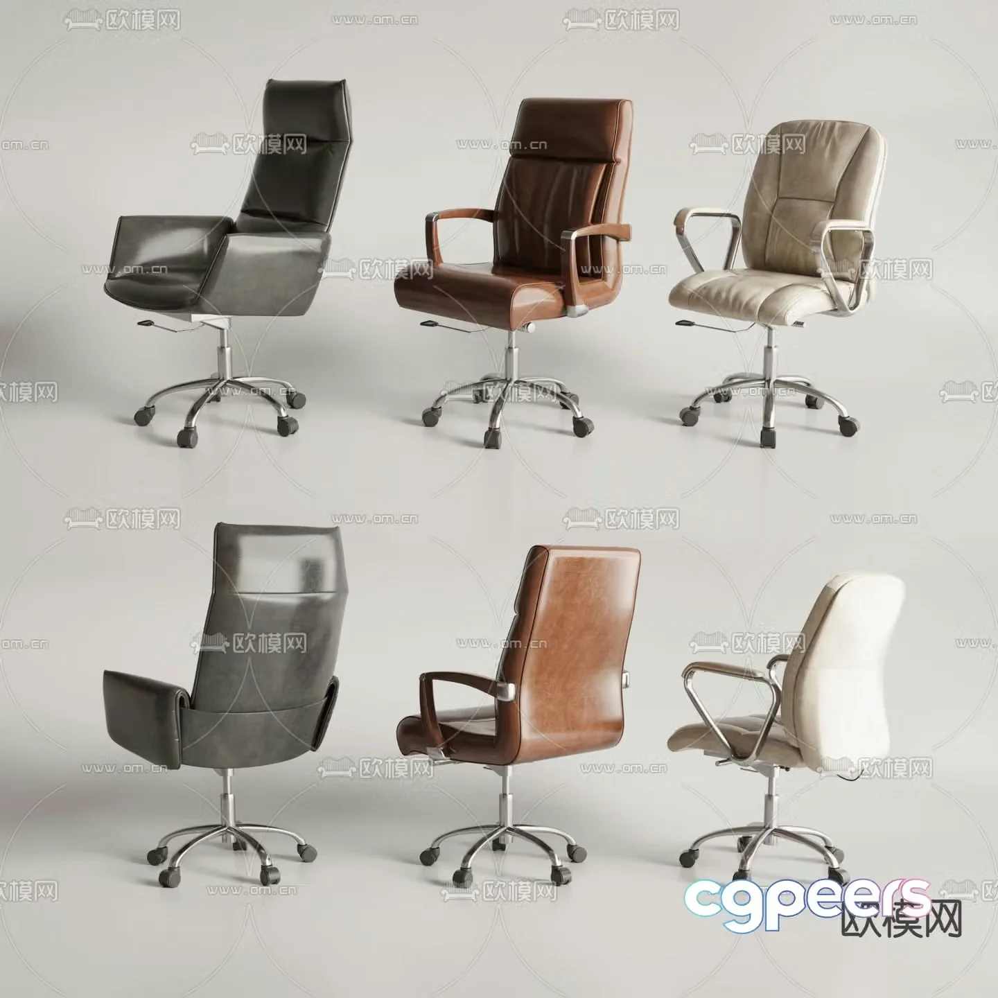 Office chair executive chair 3d model
