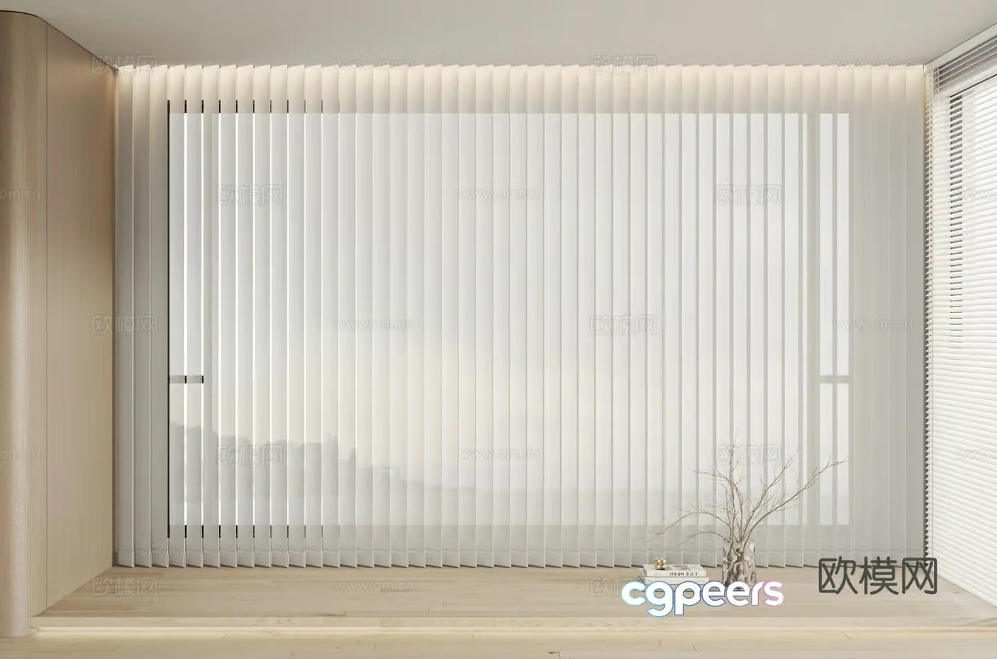 Modern Venetian Blinds Fantasy Blinds 3d model