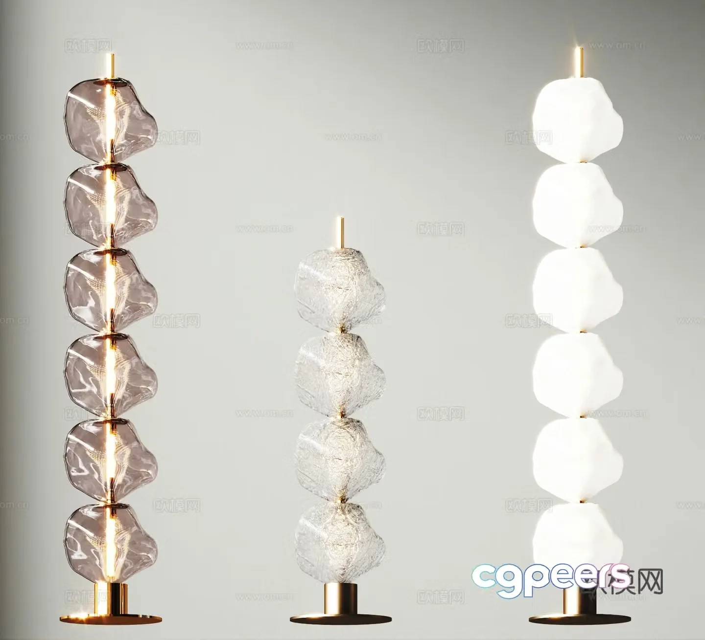 Metal floor lamp Art floor lamp Modern floor lamp Bedroom floor lamp Living room floor lamp 3D model