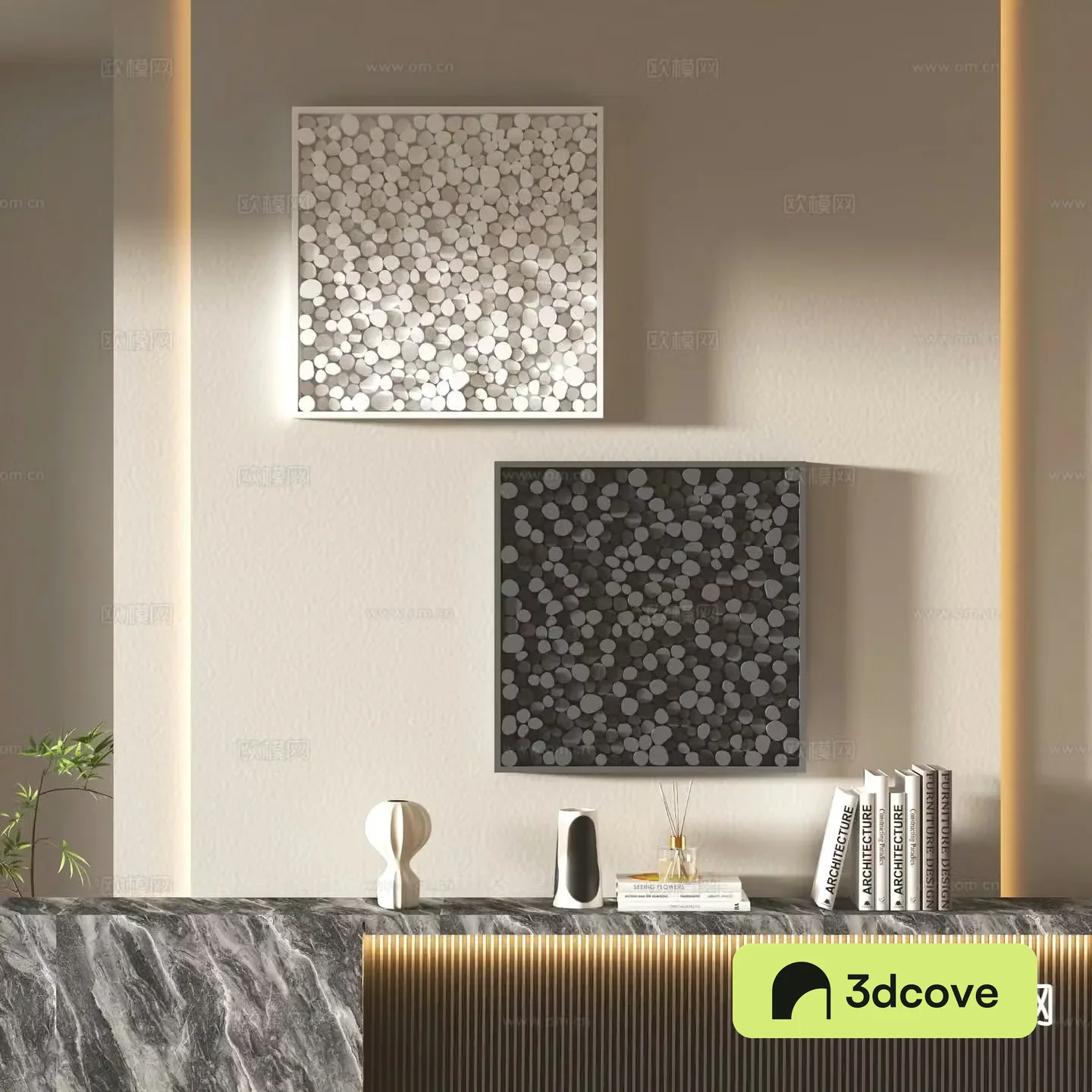 Modern decorative hanging painting
