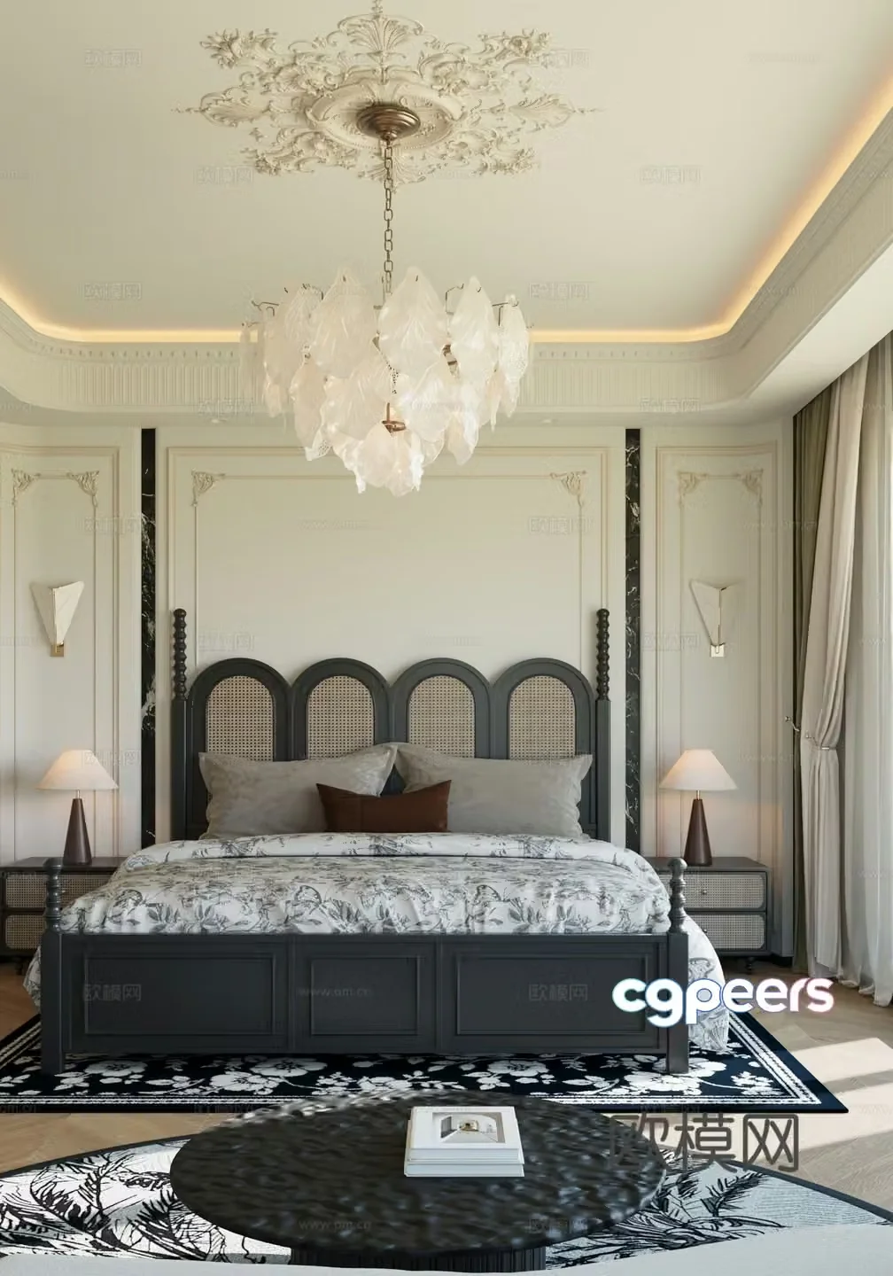 Modern bedroom 3d model