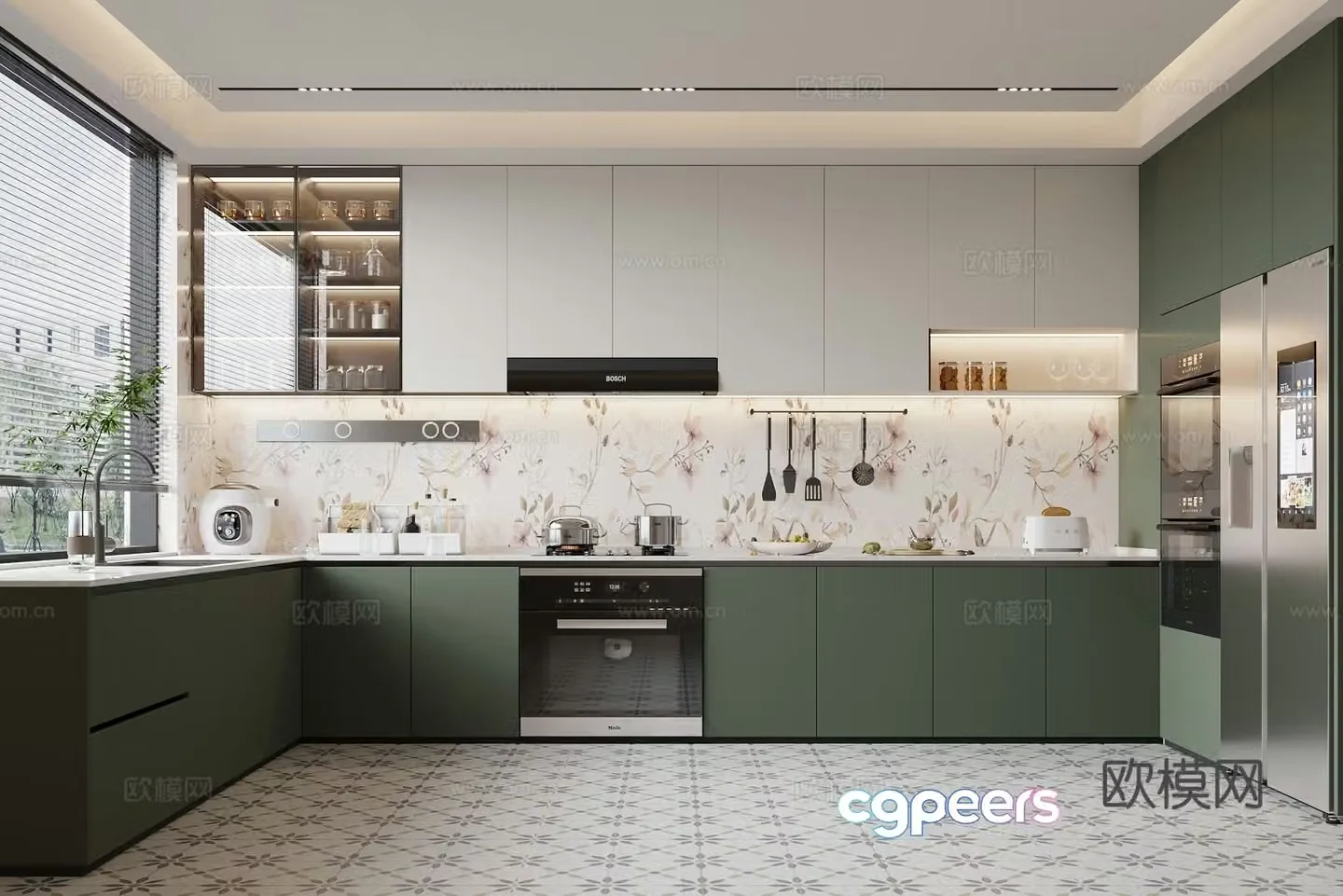 French kitchen 3d model