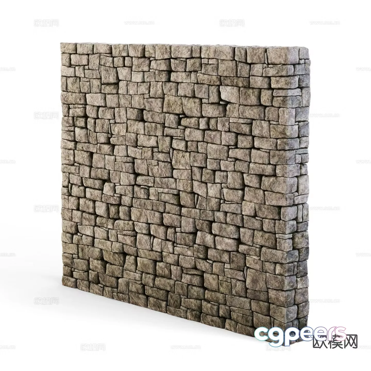 stone wall brick wall wall retro wall tiles stone wall 3d model