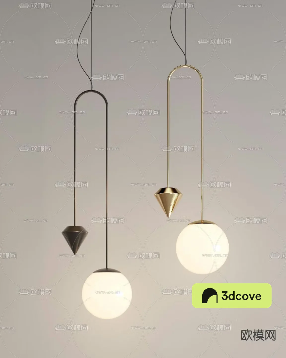 Flos cone chandelier