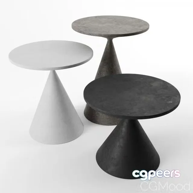 3ds Max Free – Mini clay tables by Desalto