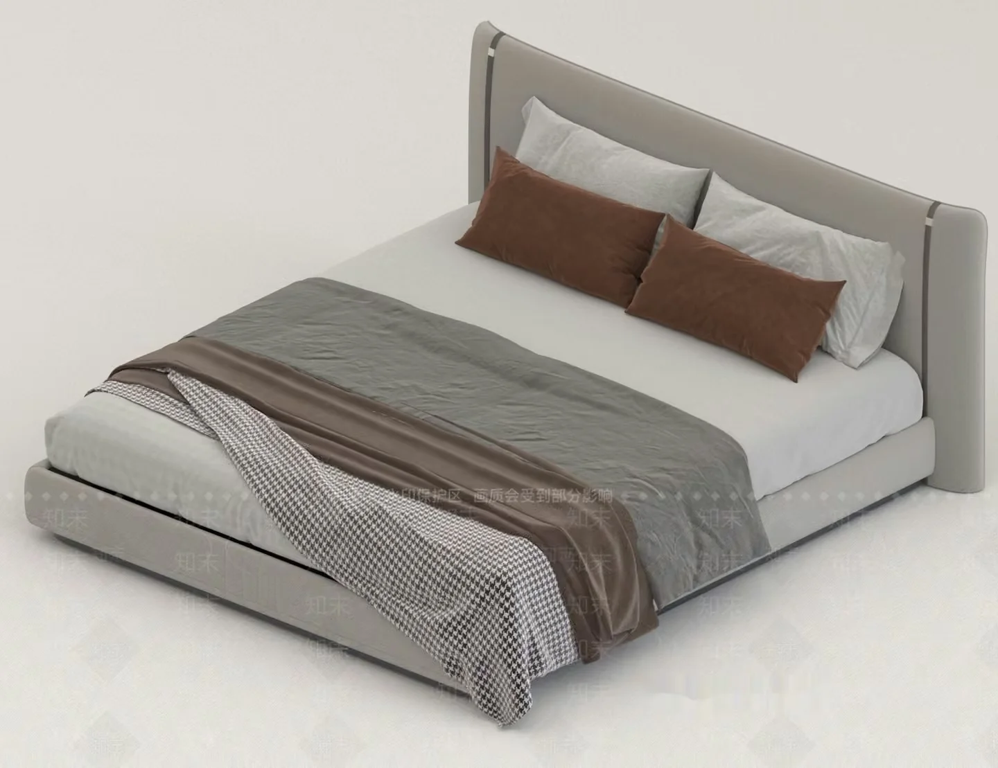 Cozy Bedroom 3D Model – 1627 – VRAY Render