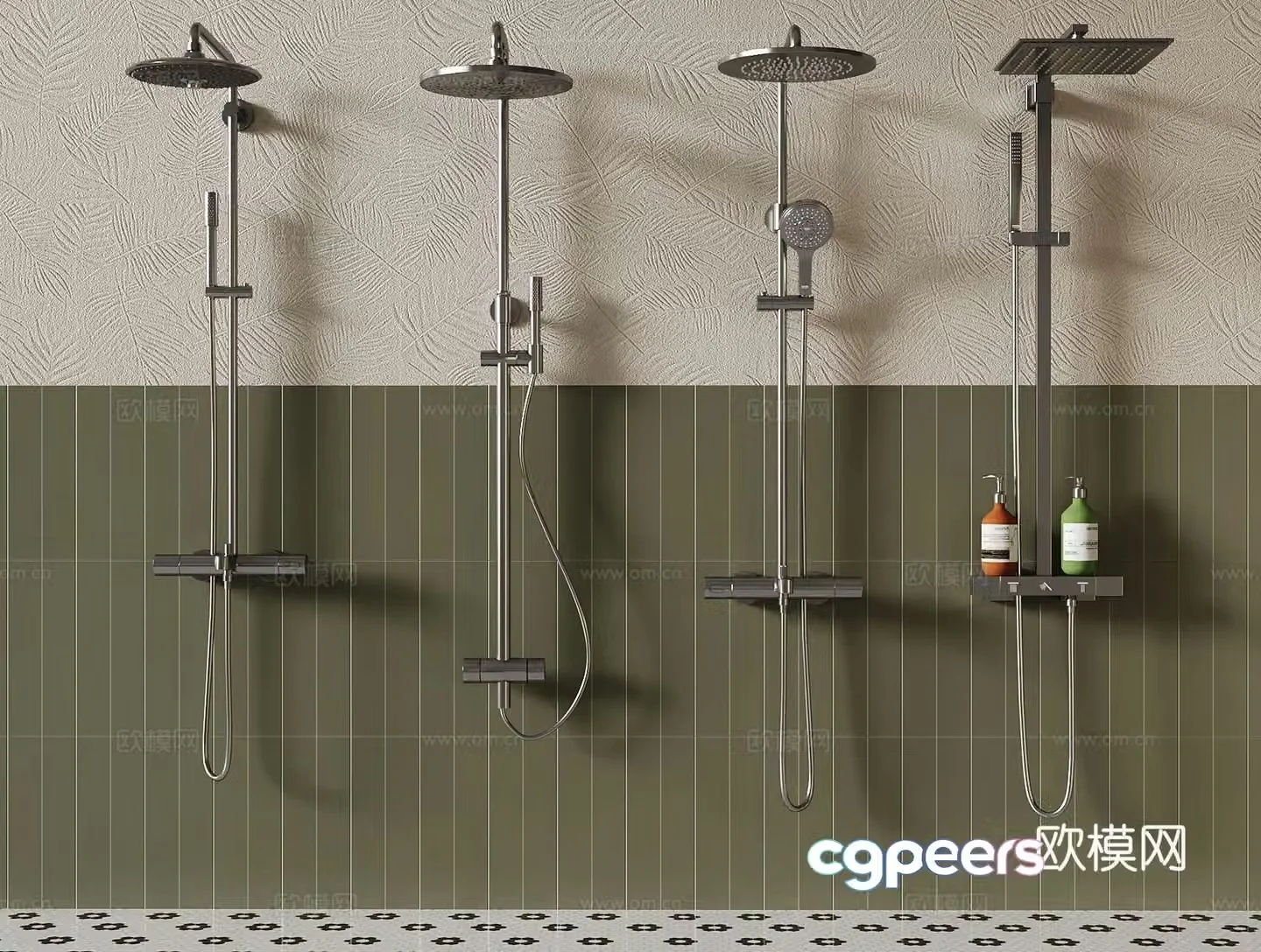 Shower Modern Shower Combination Shower 3D Model