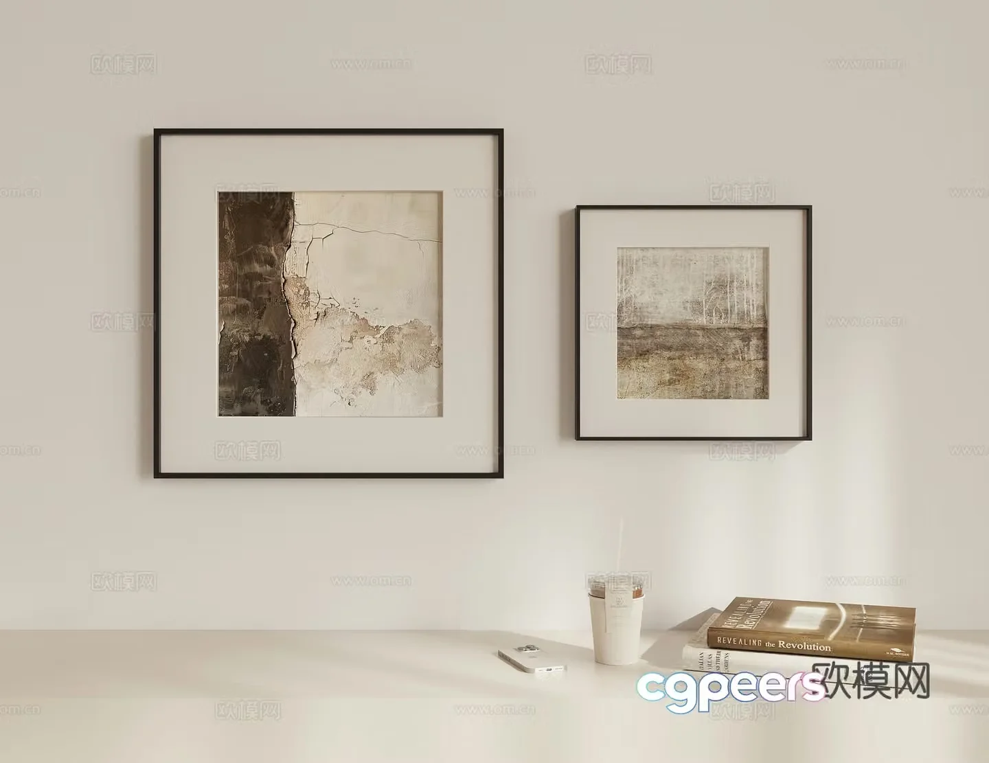 Combination hanging painting 3D model