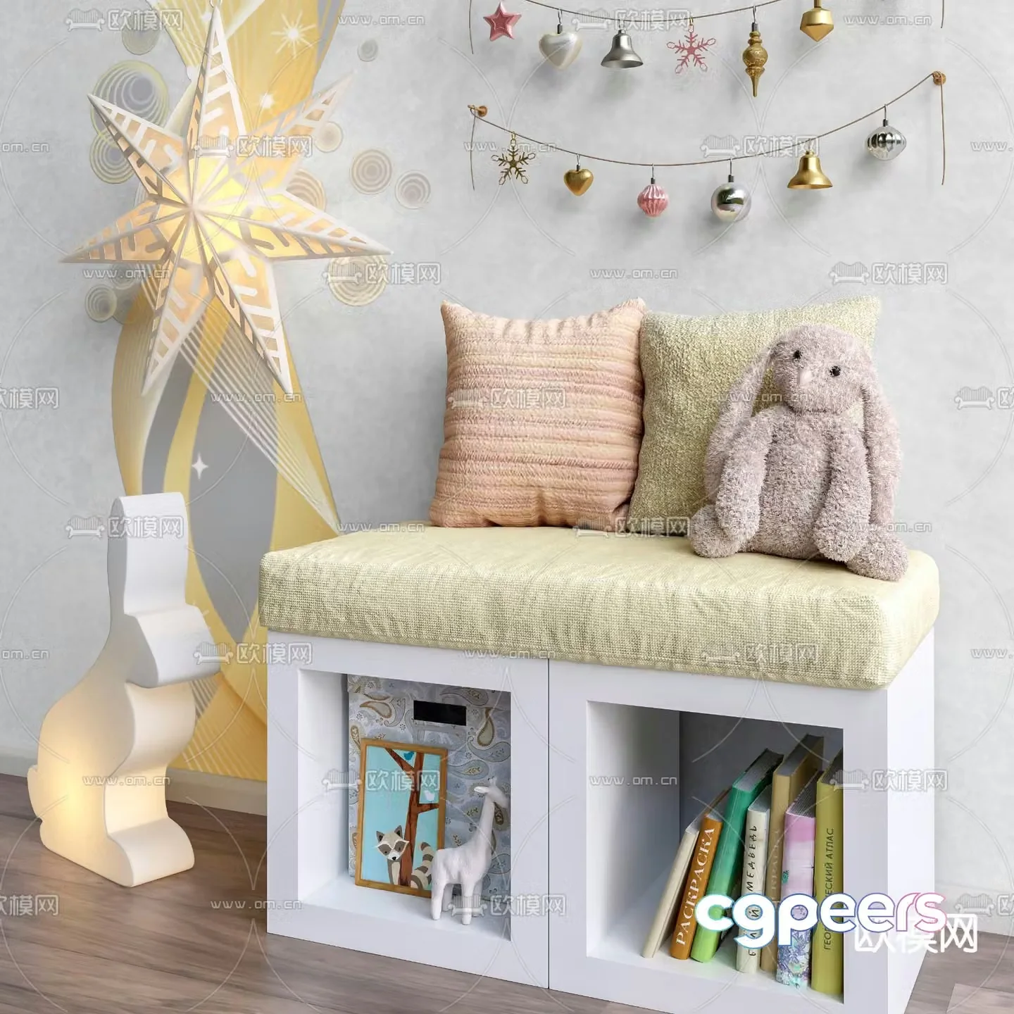 Modern children’s toys 3d model