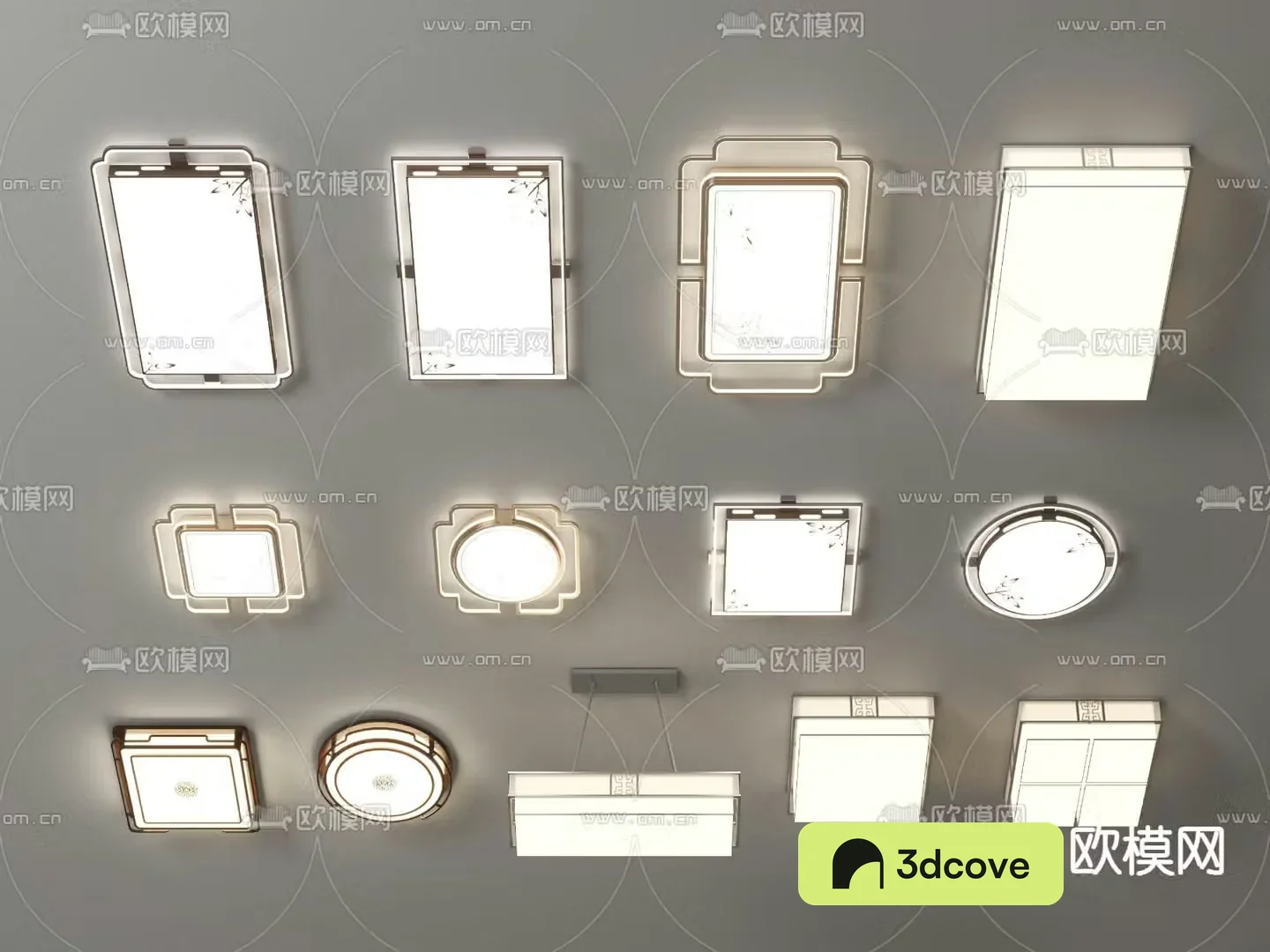 New Chinese style ceiling lamp bedroom lamp