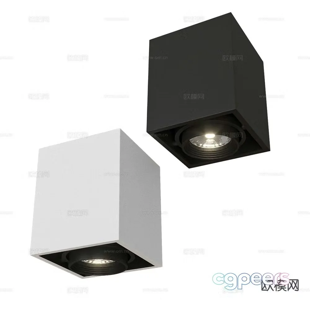 ANCARD downlight spotlight track light 3d model