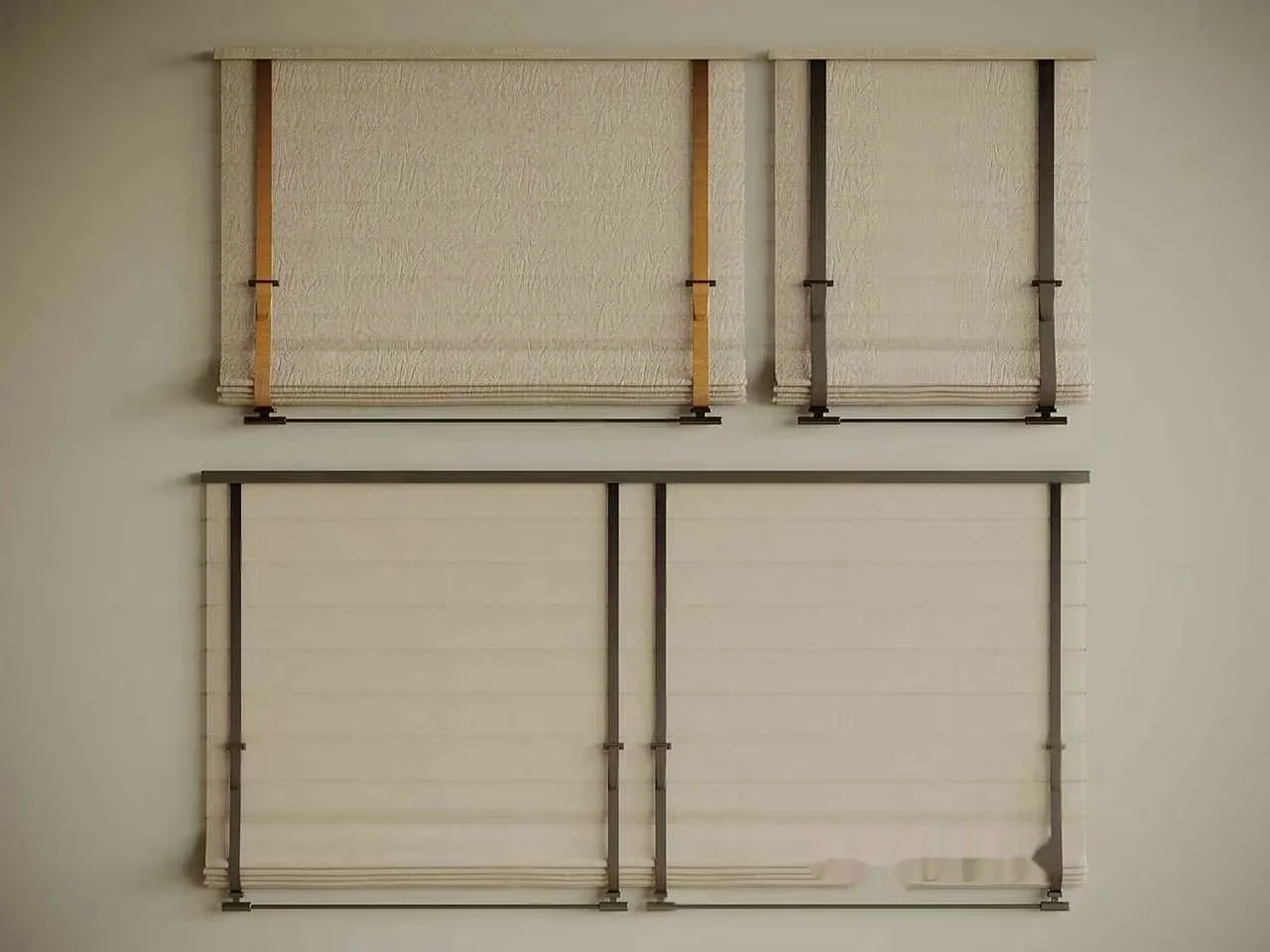 Two Window Blinds 3D Model – 18631 – VRAY Render