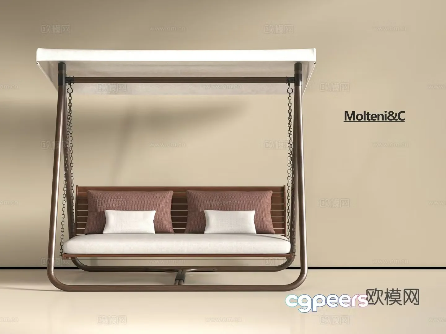 Modern Qianqiu Chair 3D Model