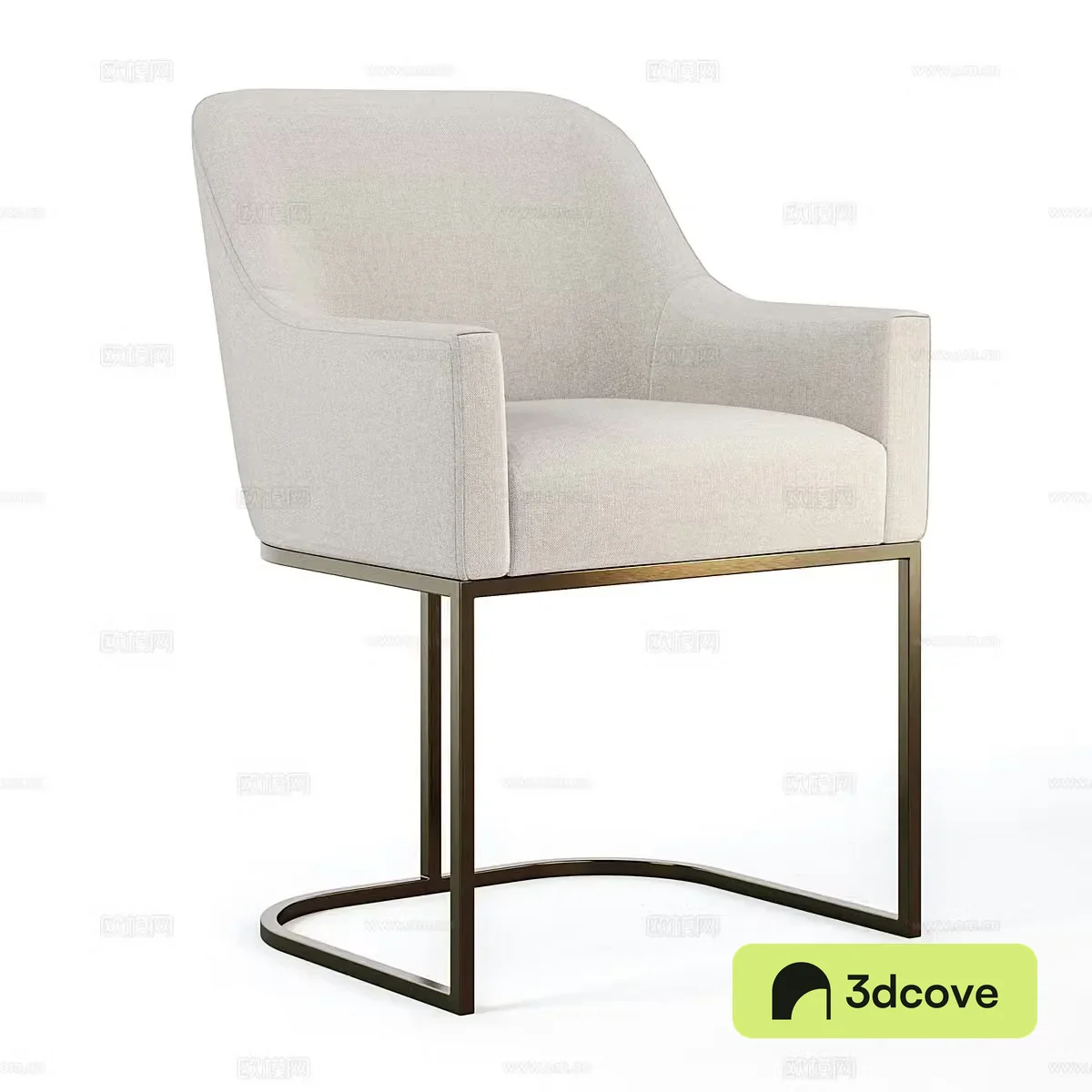 Modern light luxury armchair