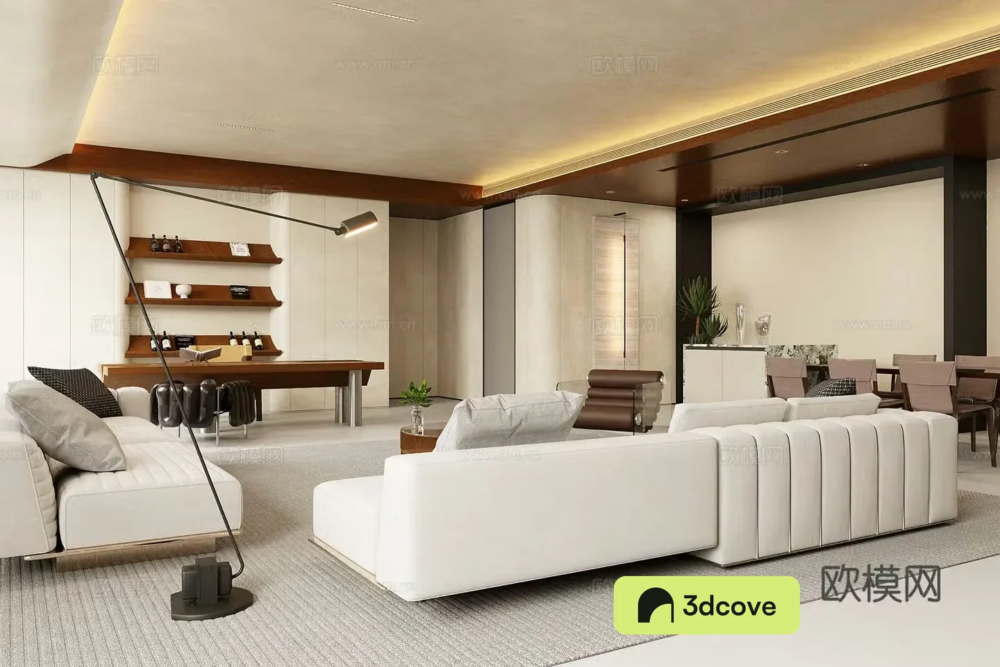 Waviva Home Living Room Large Apartment Living Room Horizontal Living Room Design