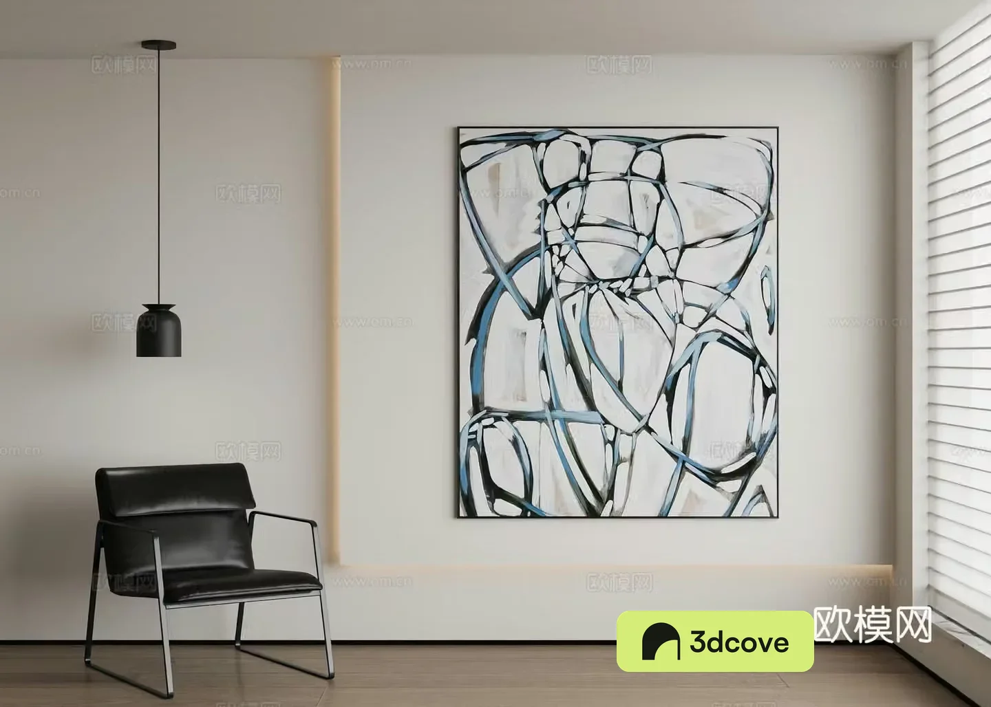Modern abstract painting decorative painting