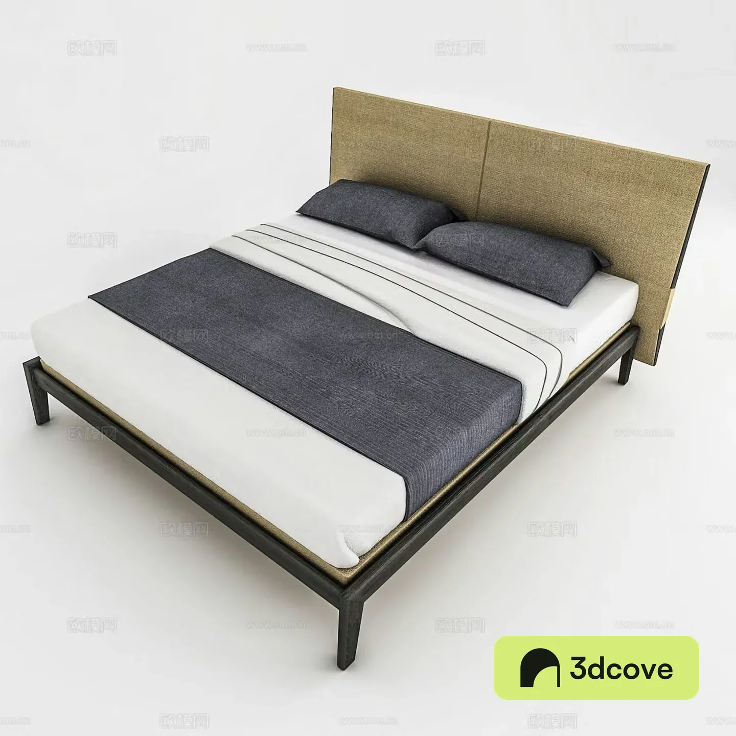 Modern double bed