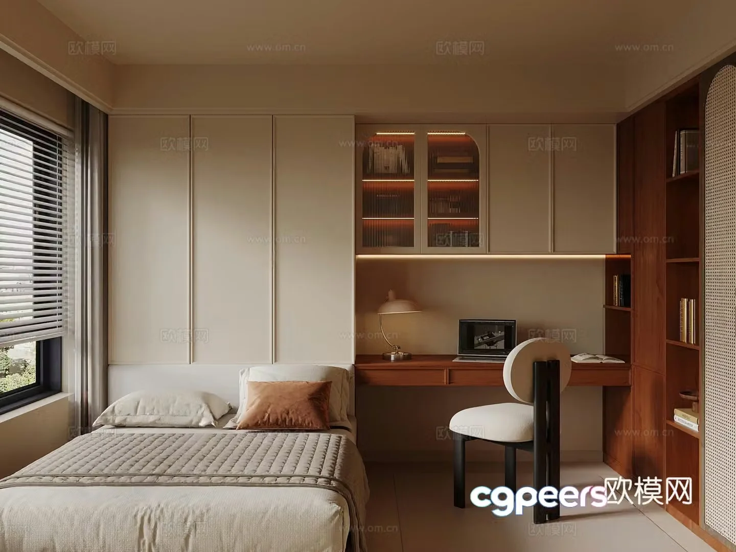 Middle-aged tatami bedroom Middle-aged tatami bedroom 3D model
