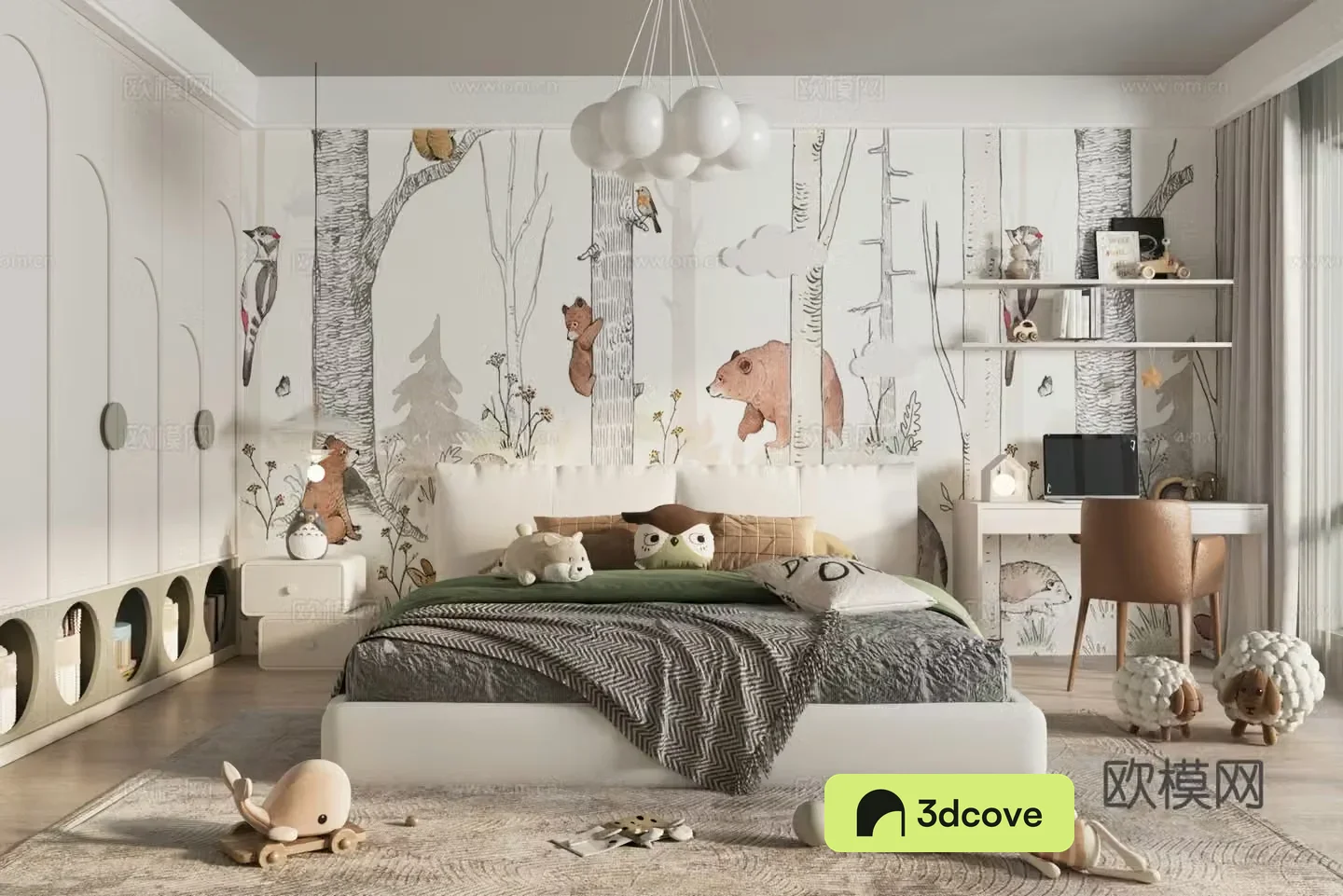 Modern universal children’s room