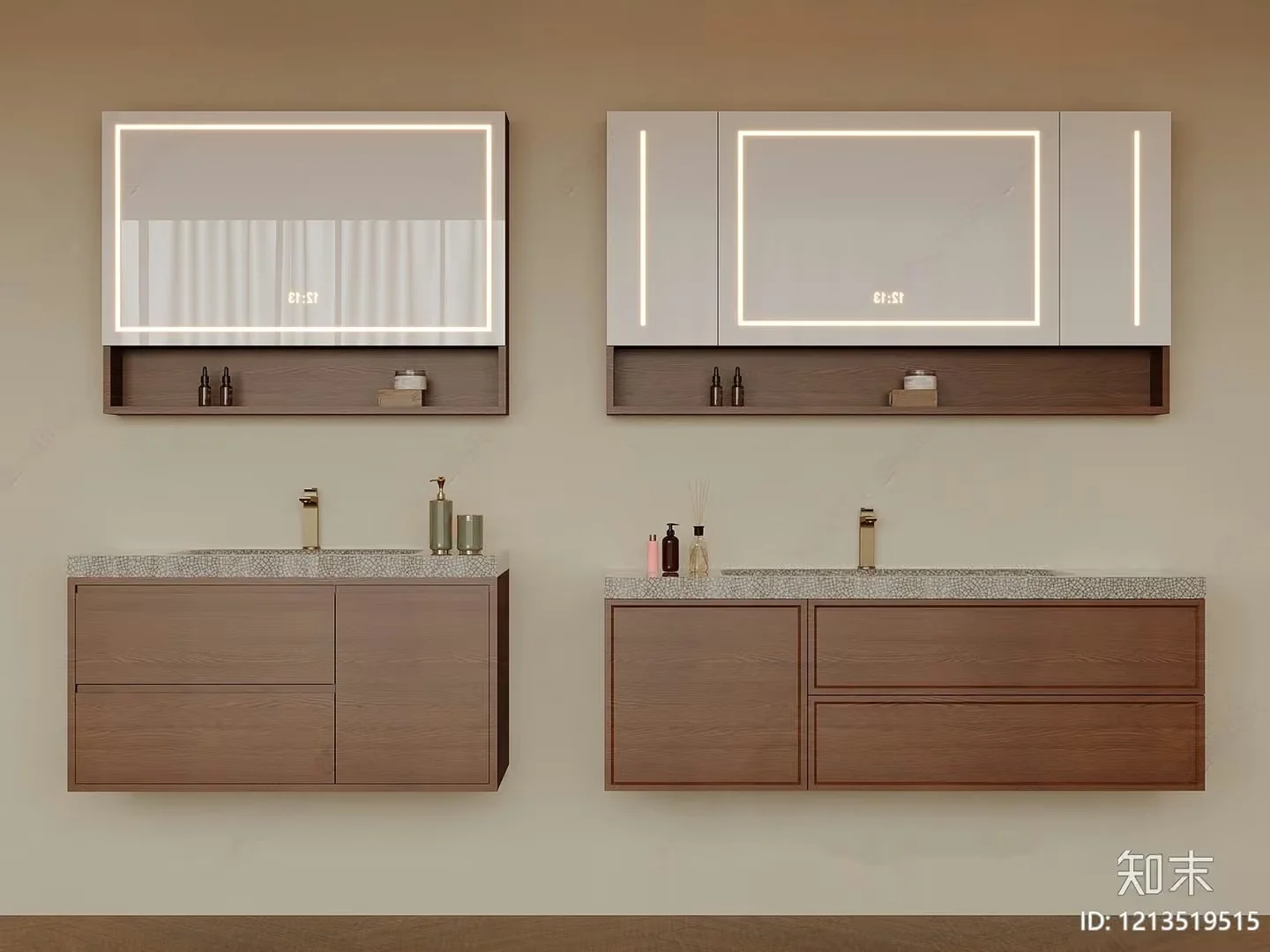 Modern Bathroom Furniture 3D Model – 16758 – VRAY Render