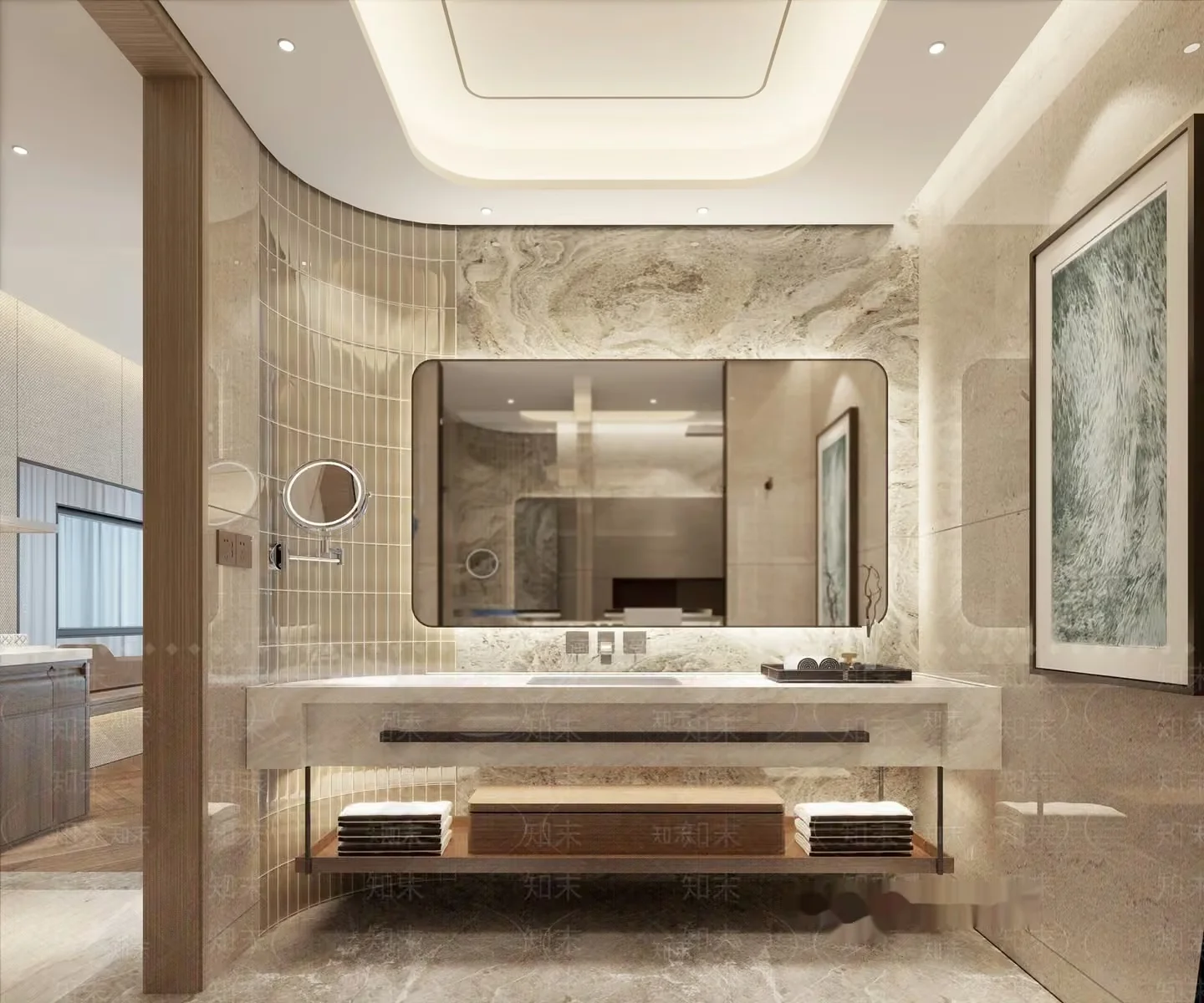 Modern Bathroom Sink 3D Model – 5809 – VRAY Render