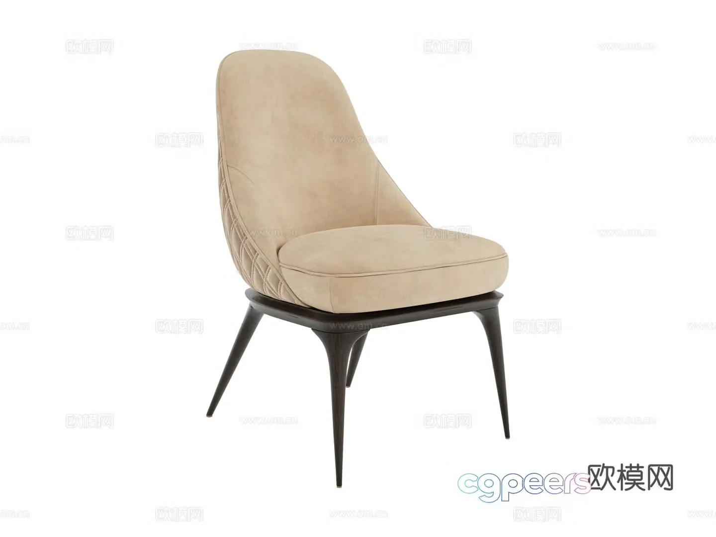visionnaire italian chair dining chair 3d model