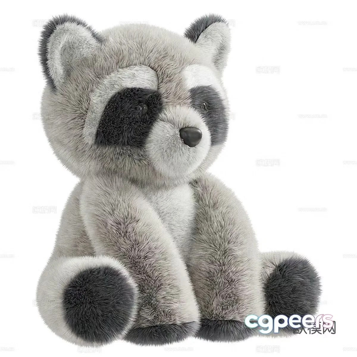 teddy bear stuffed toy 3d model