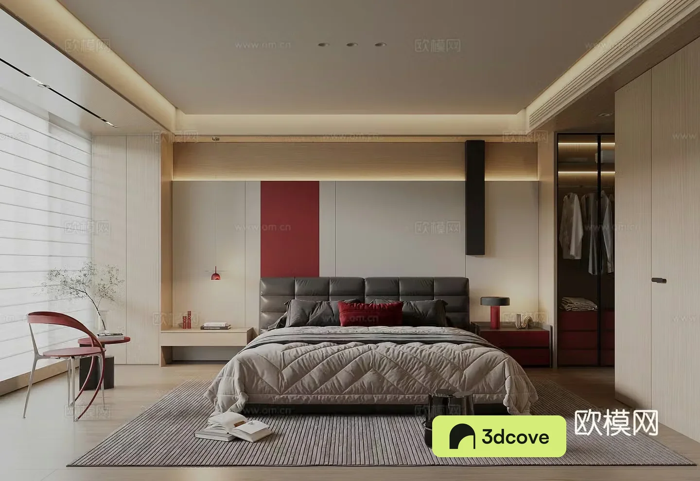 Italian bedroom modern bedroom master bedroom