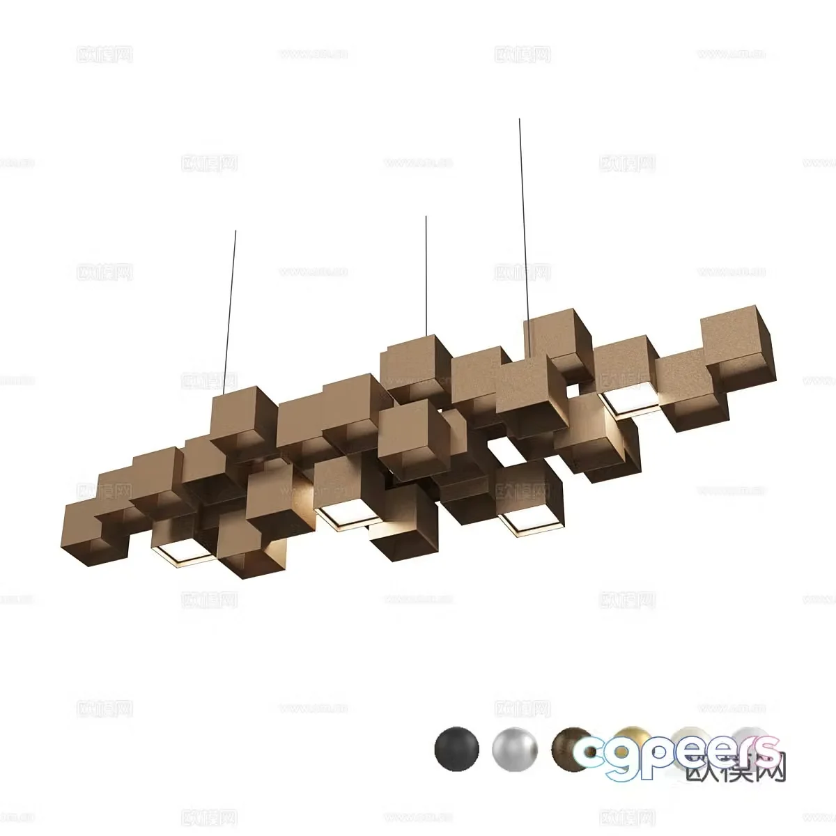 Light luxury chandeliers Hotel chandeliers Decorative chandeliers Lobby chandeliers Sales office chandeliers Hall chandeliers 3D model