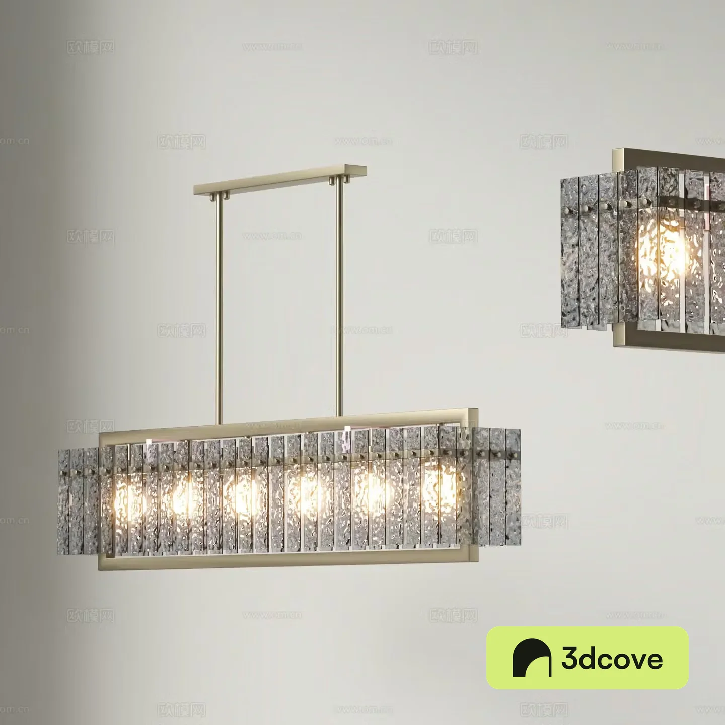 Light luxury chandelier restaurant chandelier