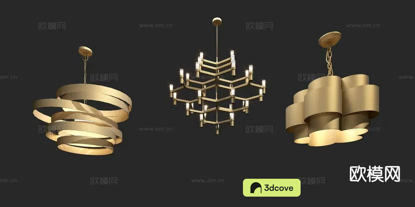 Light luxury chandelier hall chandelier