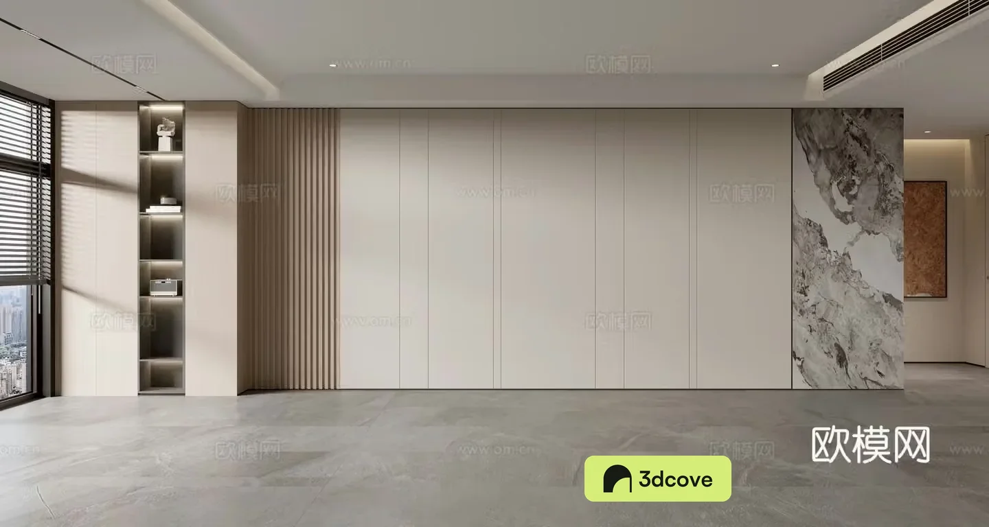 Modern sofa background wall
