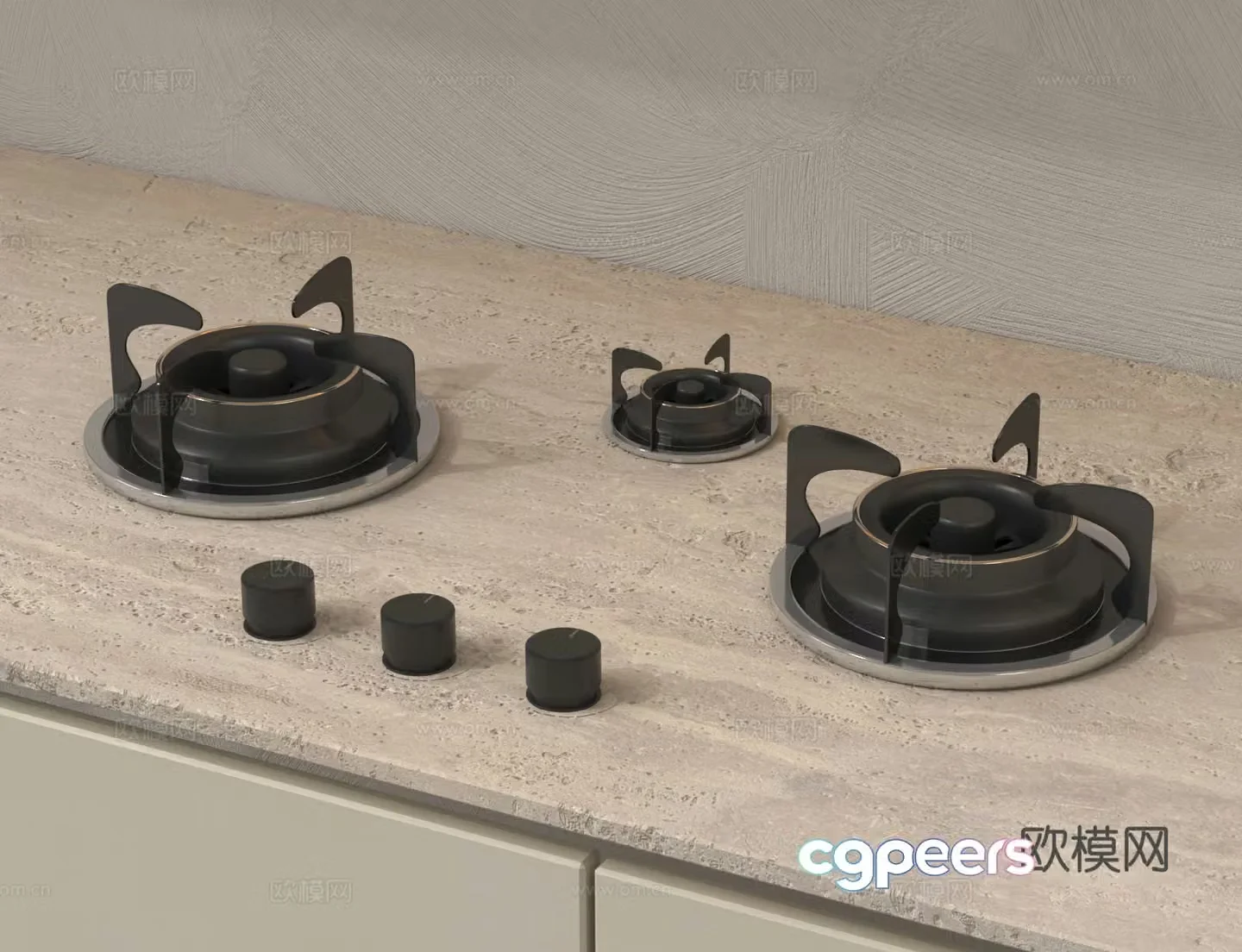 Stove Stove Gas Stove Gas Stove 3D Model