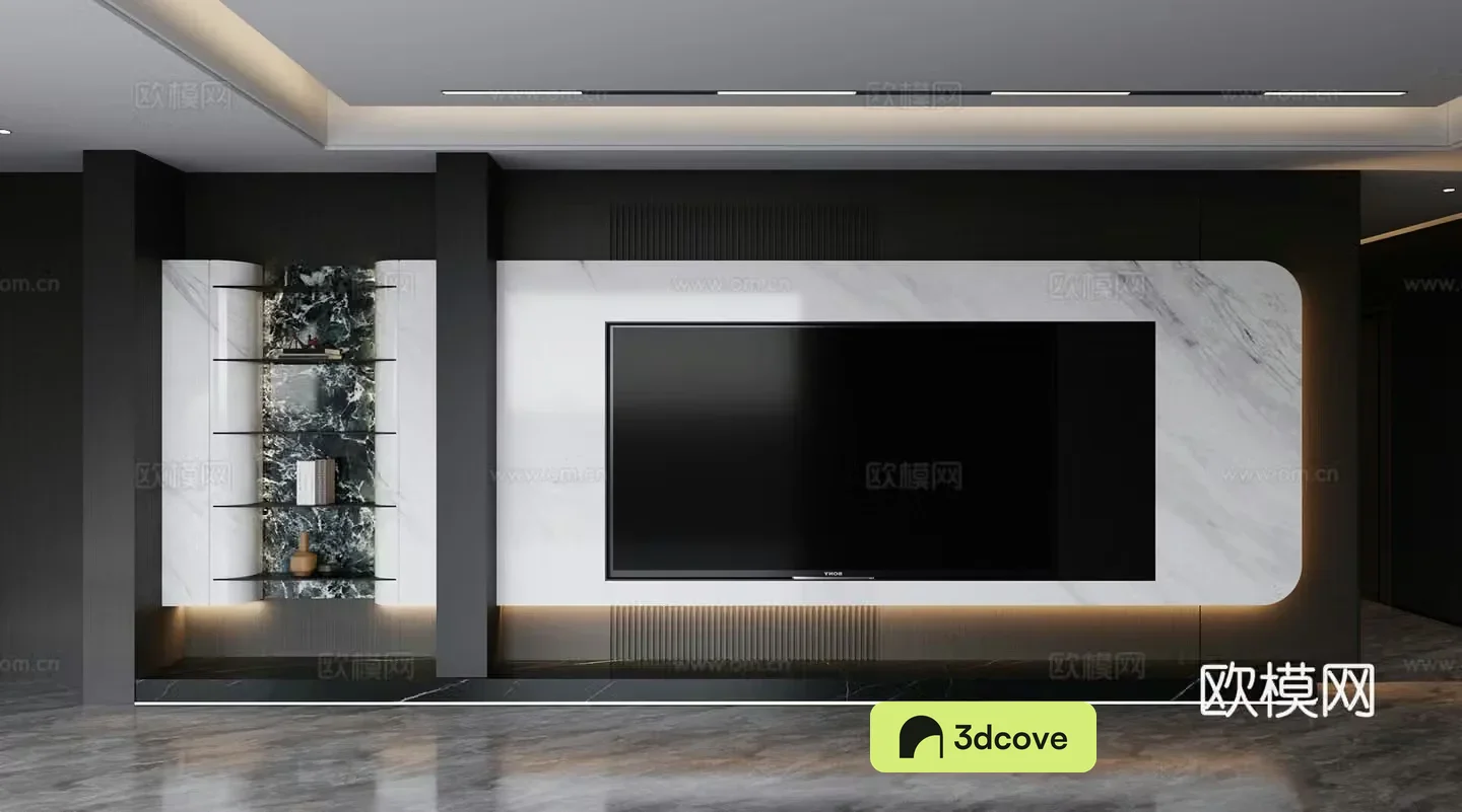 Modern background wall Marble background wall Living room background wall Rock slab background wall Hanging background wall