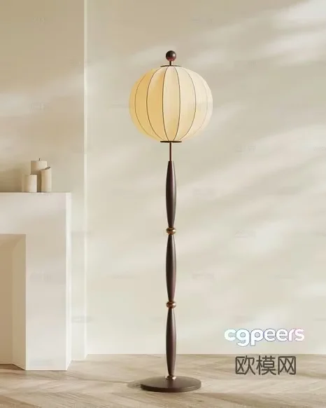 A Floor Lamp With A Unique Design 3D Model – 6764 – VRAY Render