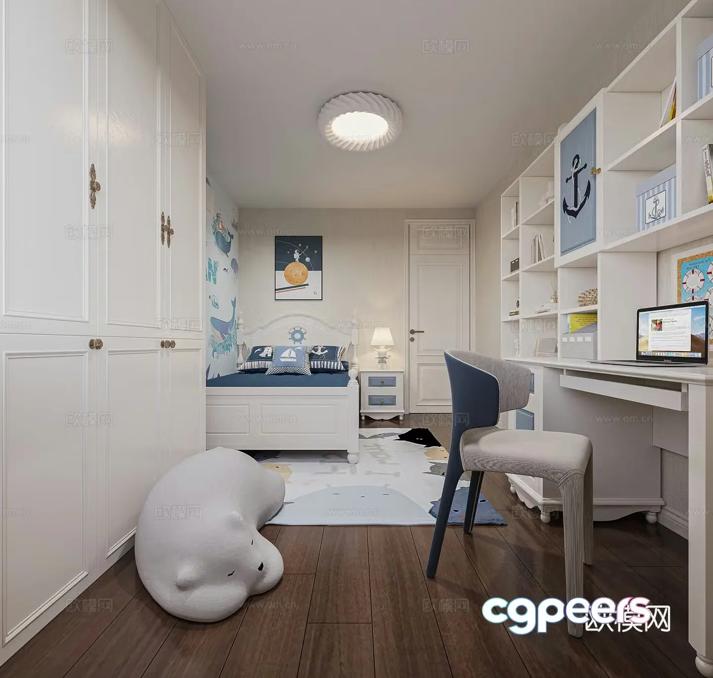 Mediterranean children’s room 3d model