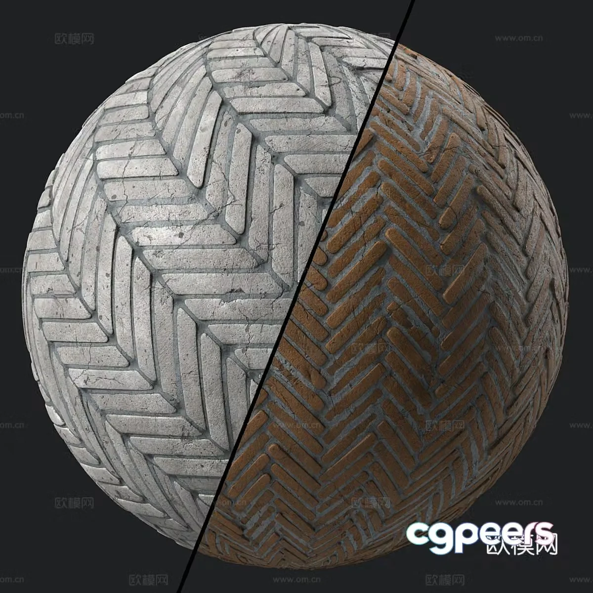 Floor tiles Outdoor tiles Anti-slip tiles 3D model