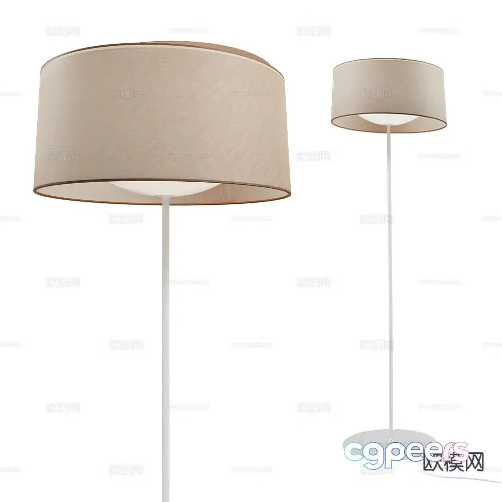 MODO floor lamp 3d model