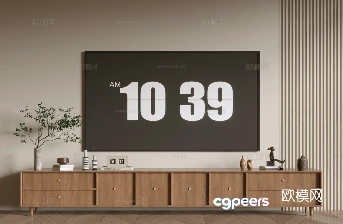 Modern TV cabinet 3d model