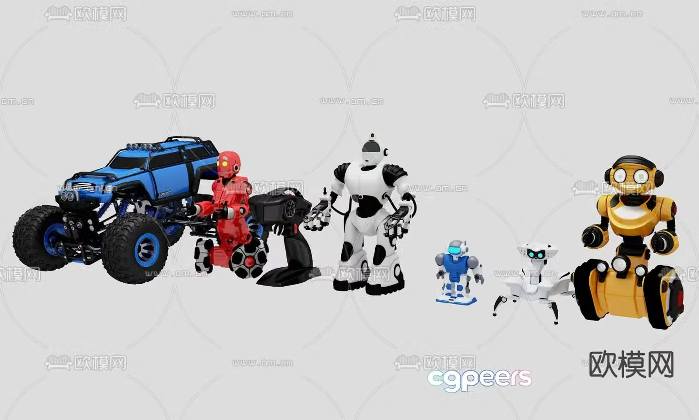 Toy robot 3d model