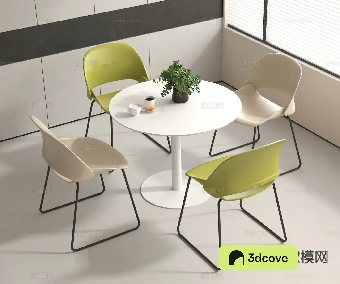 Modern leisure tables and chairs Negotiation tables and chairs