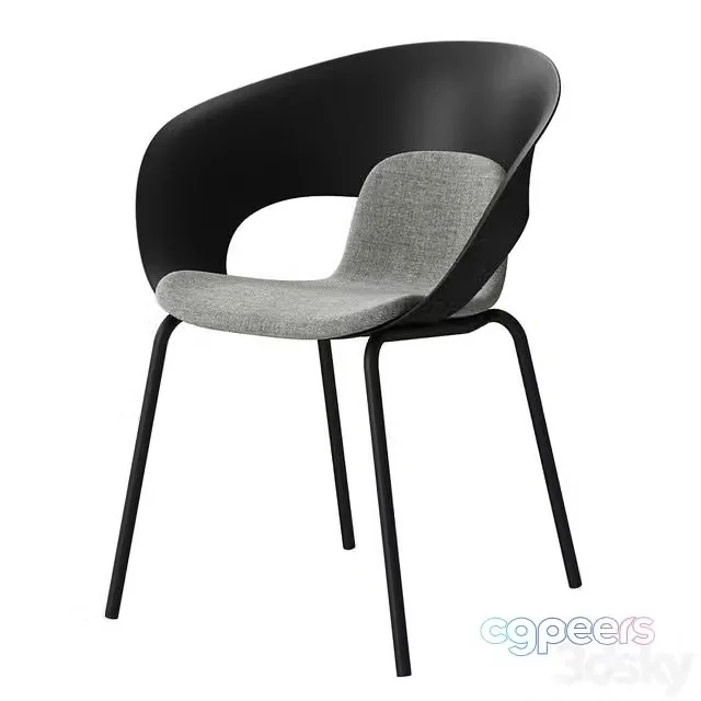 3ds Max Free – Skandiform chair DELI KS-160
