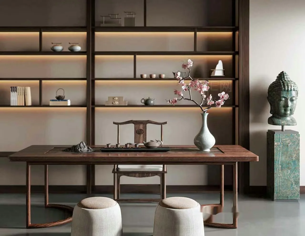 A Modern Tea Table 3D Model – 4867 – VRAY Render