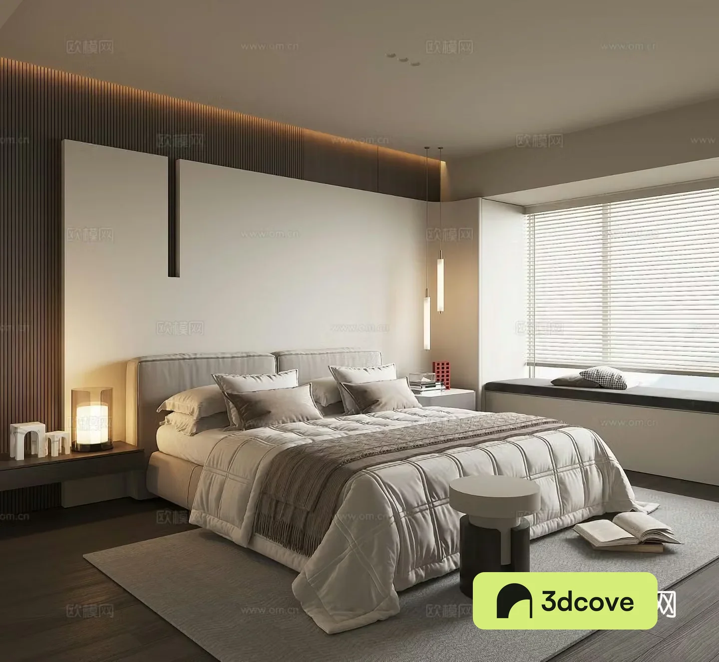Modern home bedroom