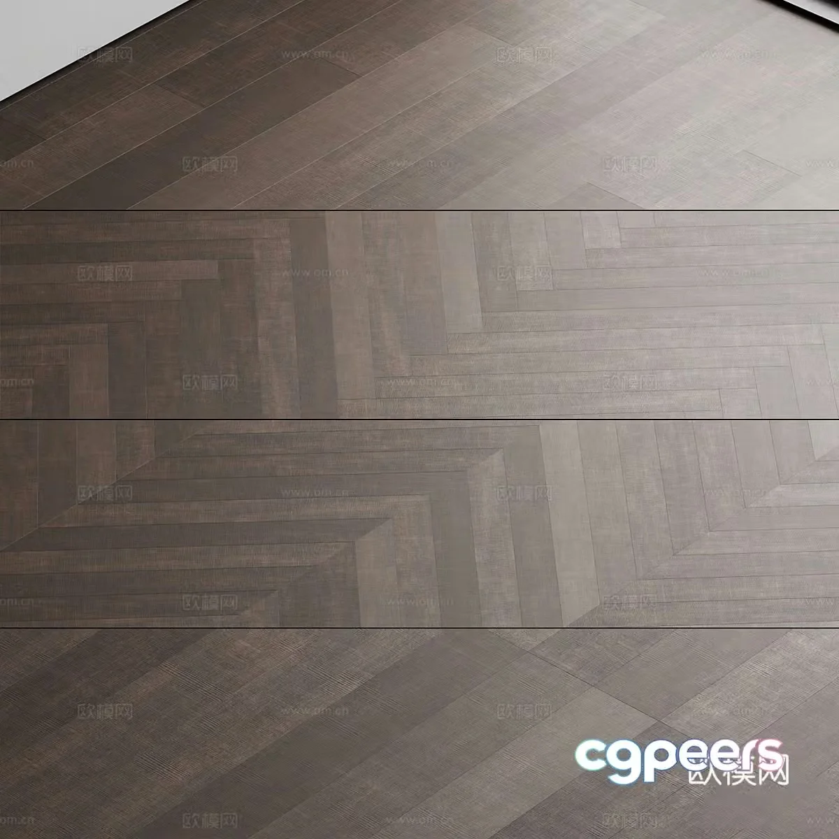 Modern wood flooring 3d model