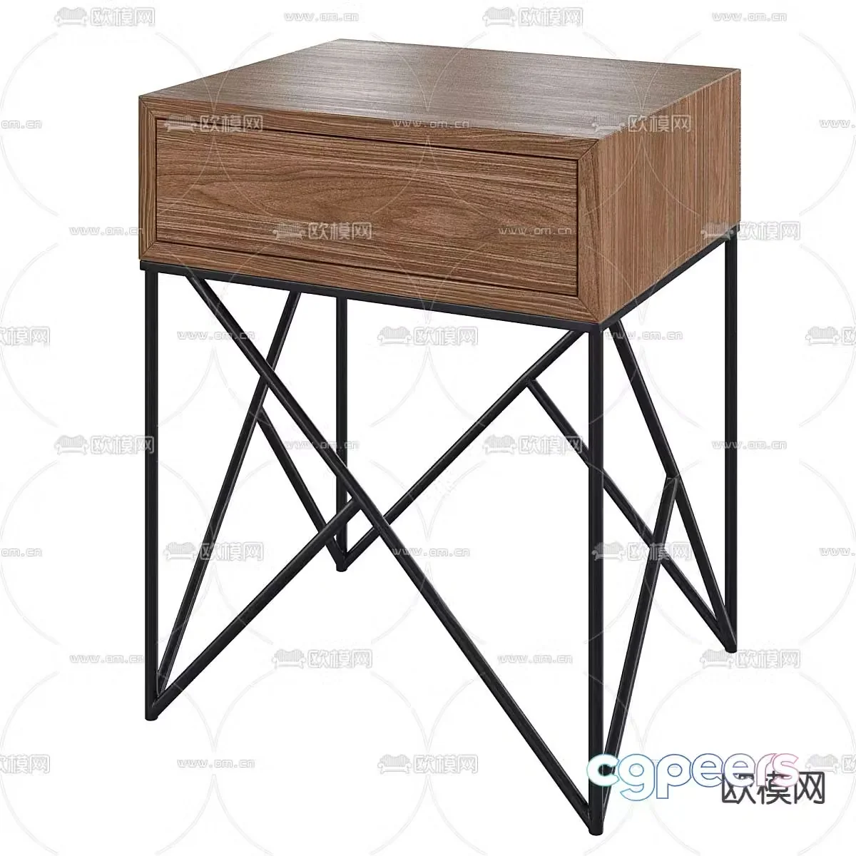 bedside table 3d model