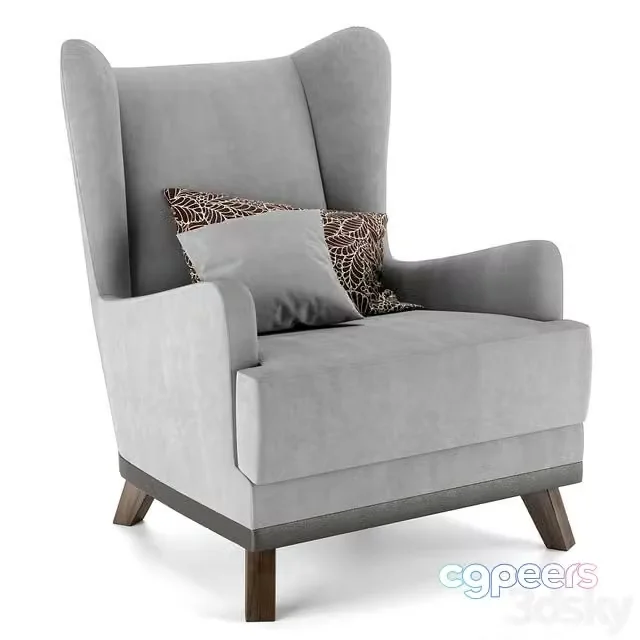 3ds Max Free – Oxford armchair