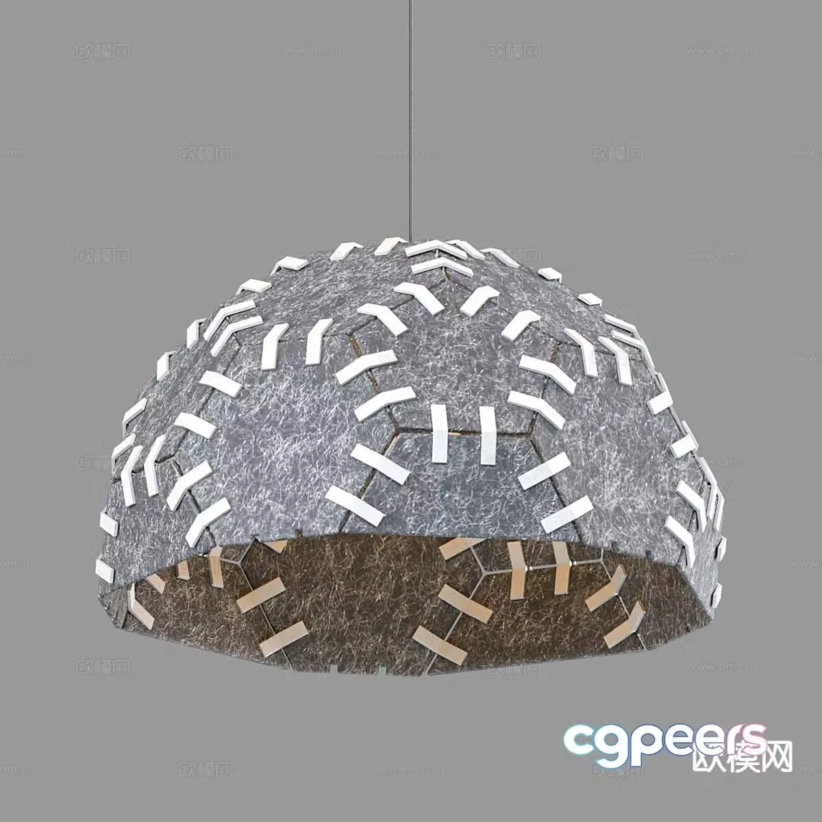Nordic chandelier simple chandelier 3d model