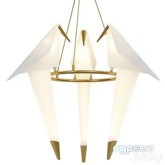3ds Max Free – CHANDELIER ORIGAMI BIRD CHANDELIER 3 BY IMPERIUMLOFT