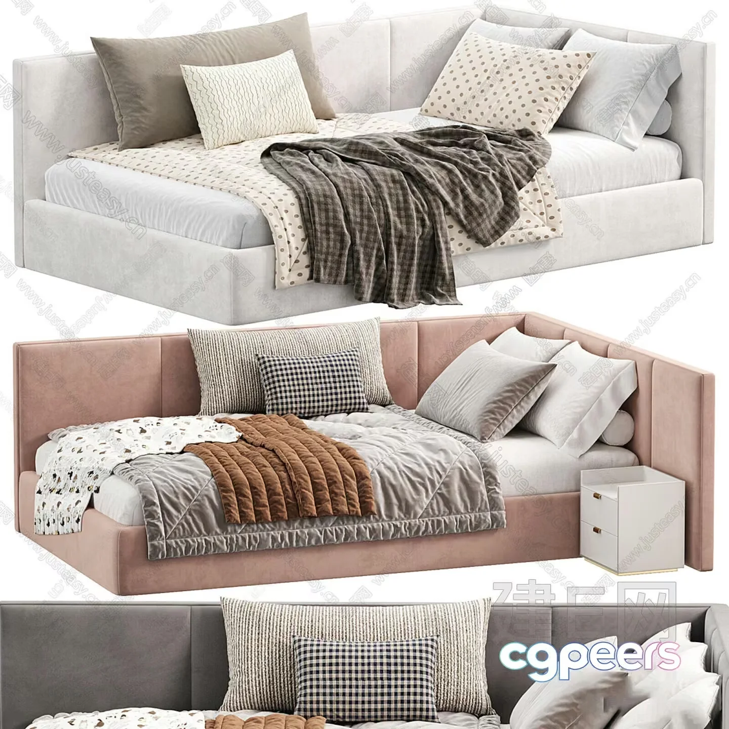 Cozy Bedroom 3D Model – 13036 – VRAY Render